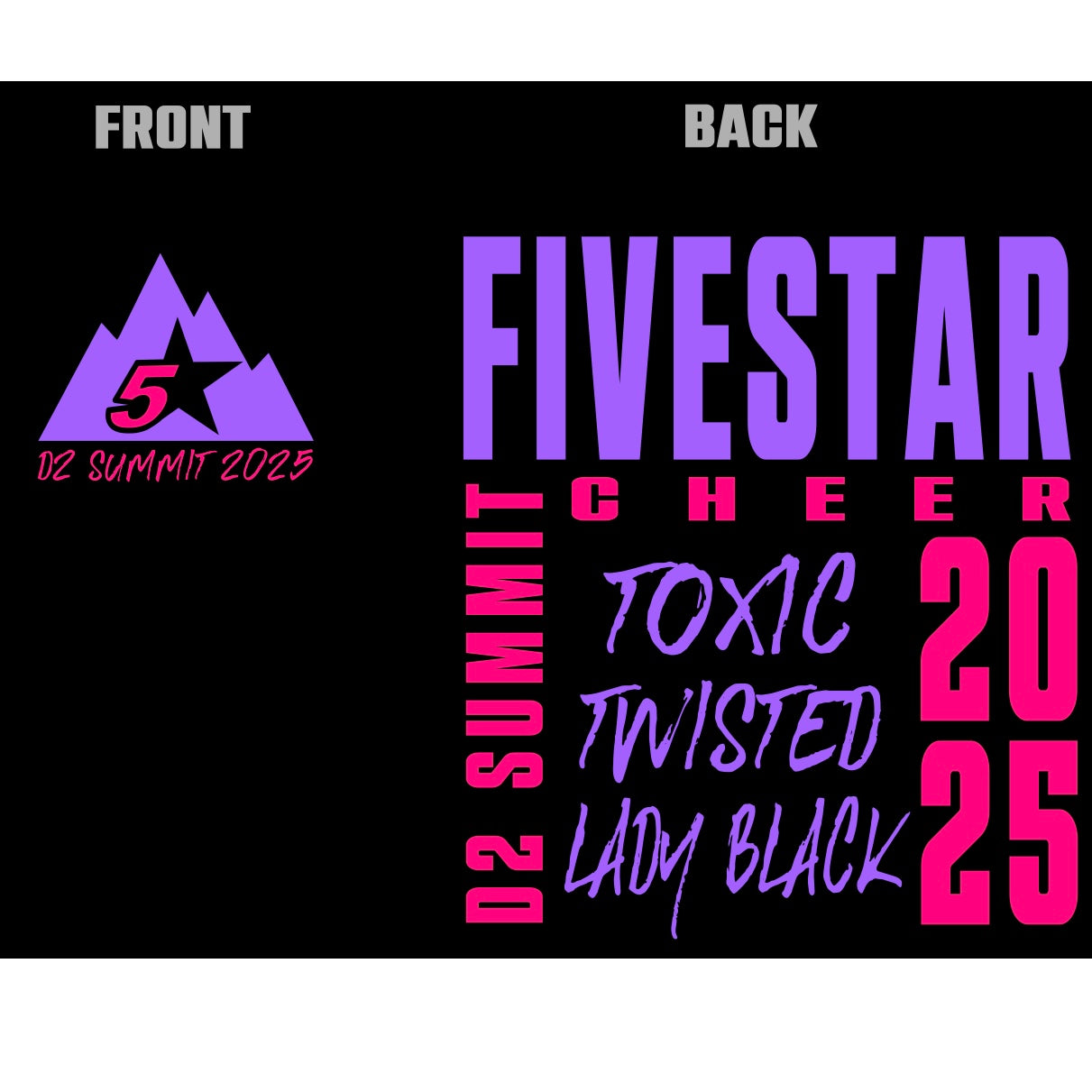 D2 Summit 2025 Purple & Pink (T-Shirt, Crop, Tank)