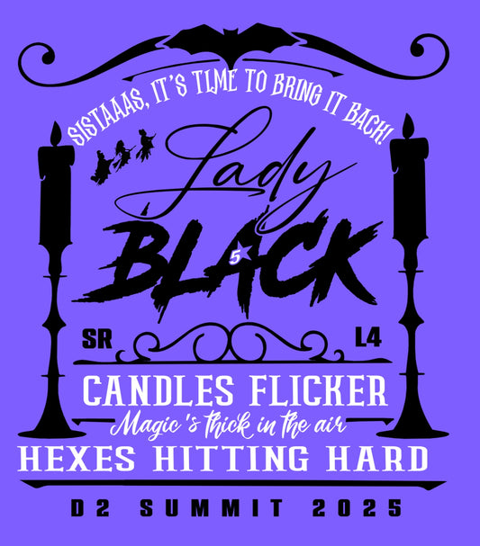 Disney Theme Team Shirt - Lady Black (T-Shirt or Tank)